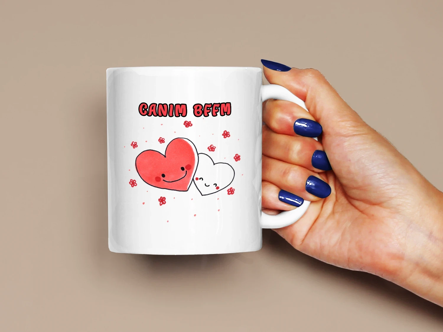 Canım BFFM Baskılı Kupa, Kaliteli Baskı, Hediyelik Kupa, CupWorld görsel 2